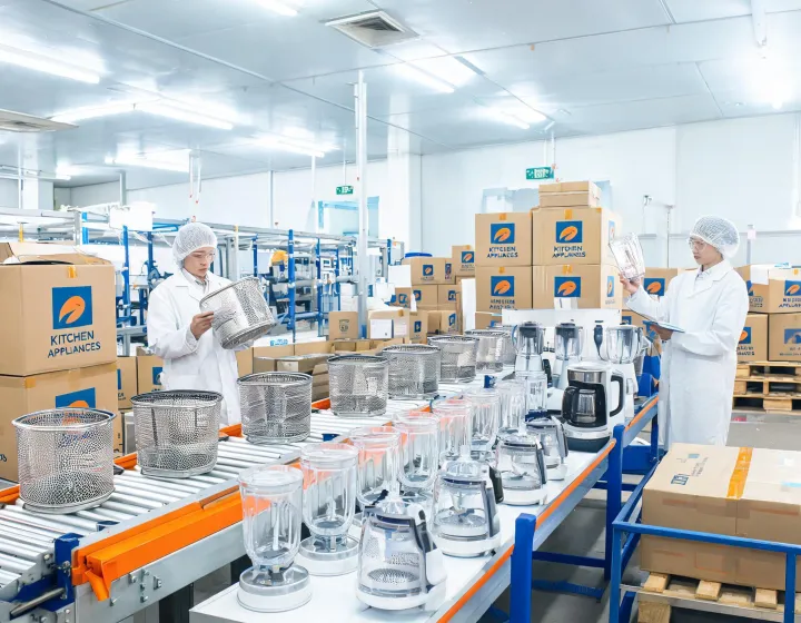 Small kitchen appliance factory line