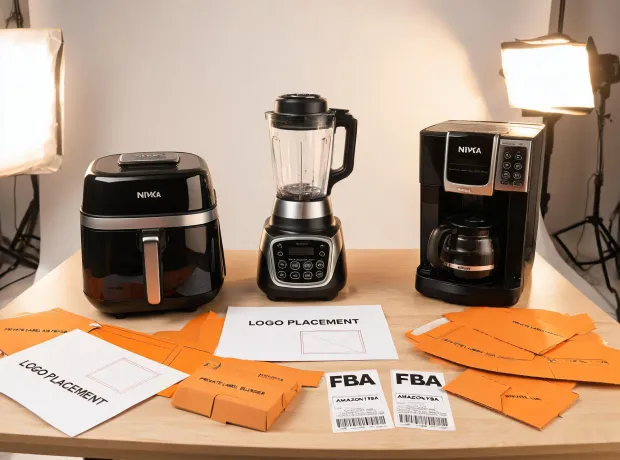 Private label appliance packaging studio